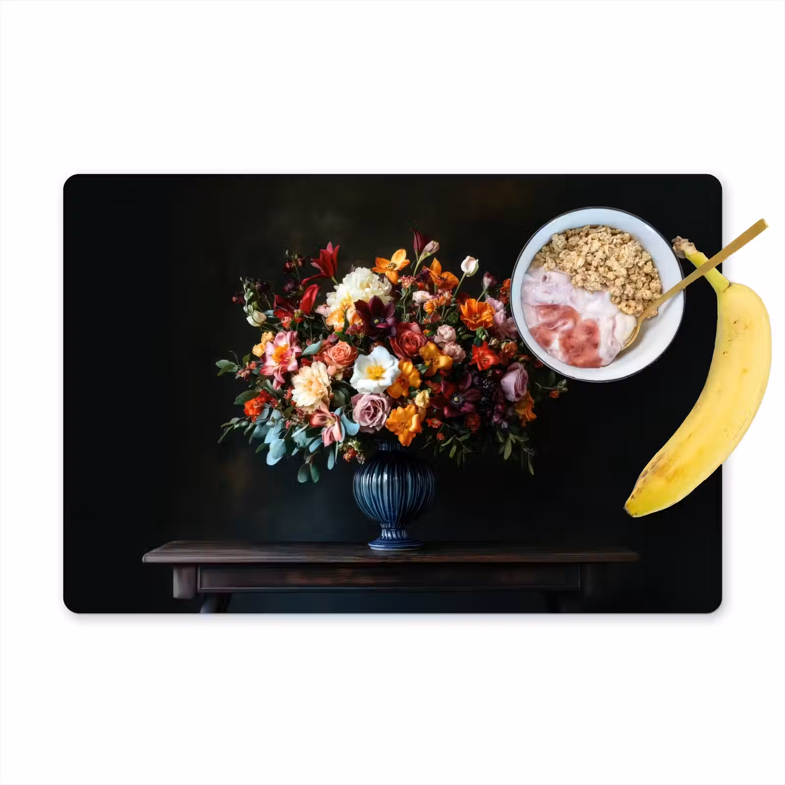 Placemat - 6 stuks - Groot - Bloemen - Vaas - Boeket — 1