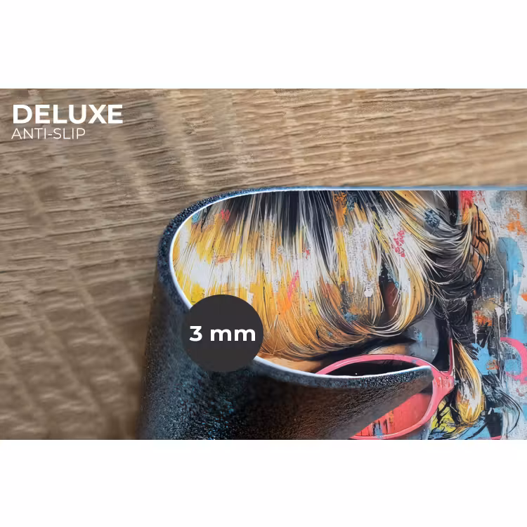 Placemat - 6 stuks - Expressief - Milkshake - Vrouw - Felle kleuren — 4