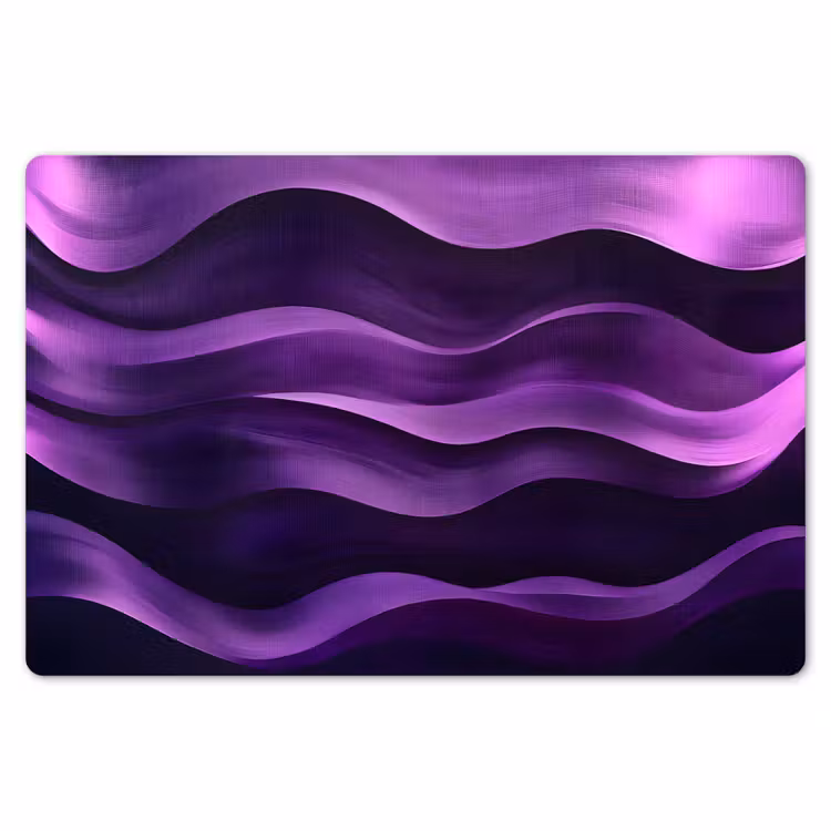 Placemat - 6 stuks - Golven - Abstract - Paars — 7