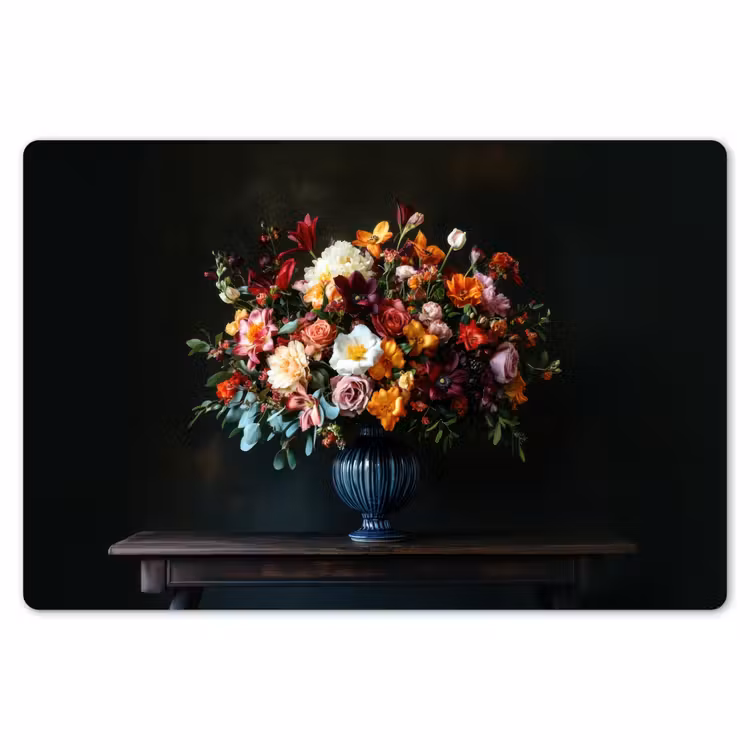 Placemat - 6 stuks - Groot - Bloemen - Vaas - Boeket — 7