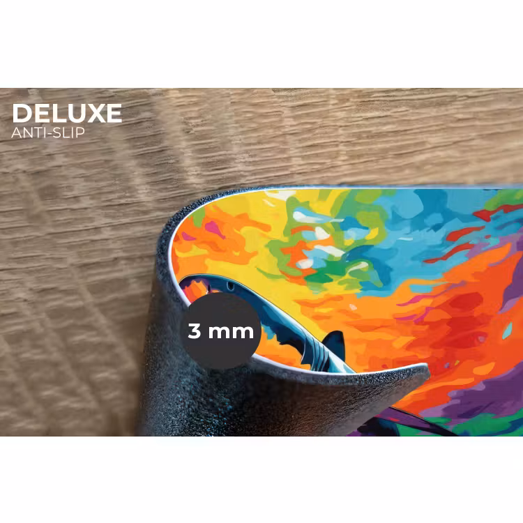Placemat - 6 stuks - Haai - Koraalrif - Abstract - Kleurrijk — 4