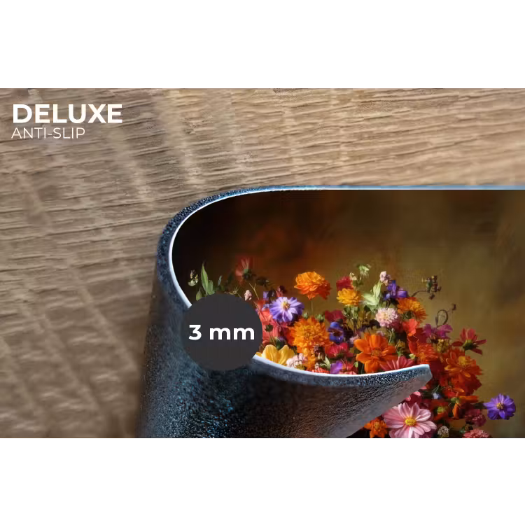 Placemat - 6 stuks - Kleuren - Boeket - Vaas - Hout — 4