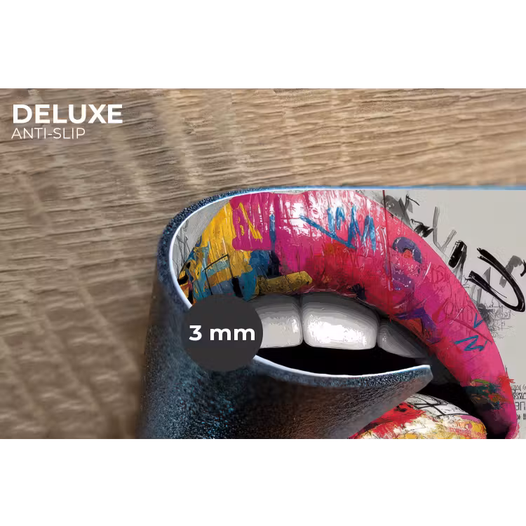Placemat - 6 stuks - Lippen - Graffiti - Expressief — 4