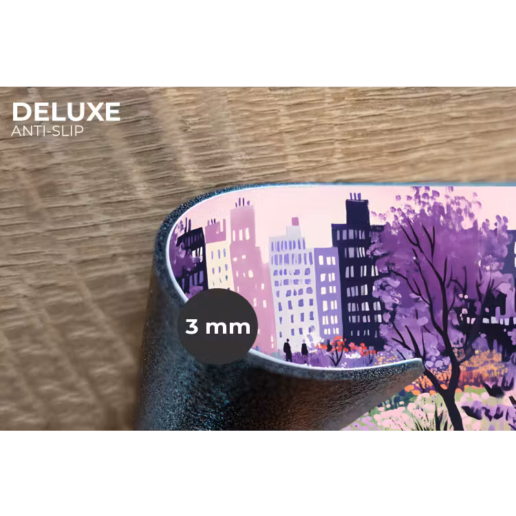 Placemat - 6 stuks - Park - Bomen - Bloemen - Gebouwen — 4
