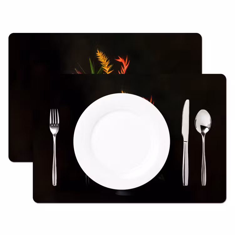 Placemat - 6 stuks - Schaal - Boeket - Bloemen — 2