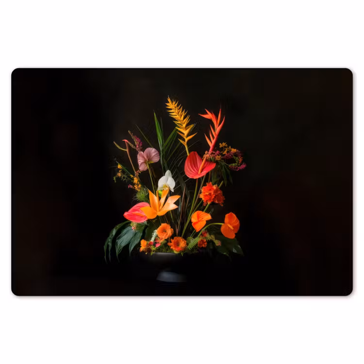 Placemat - 6 stuks - Schaal - Boeket - Bloemen — 7