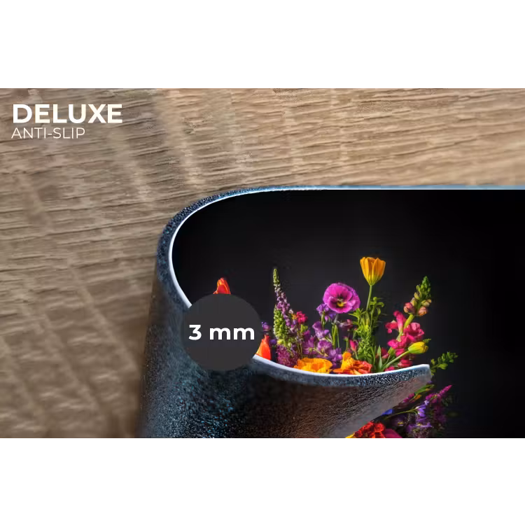 Placemat - 6 stuks - Felgekleurd - Bloemen - Vaas — 4