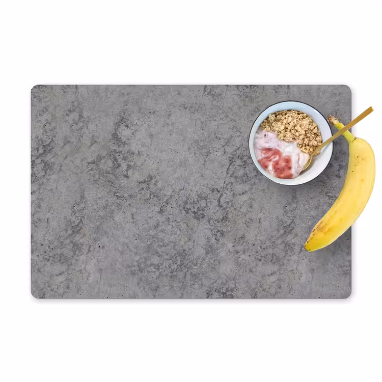 Placemat - 6 stuks - Industrieel - Beton - Patronen — 1