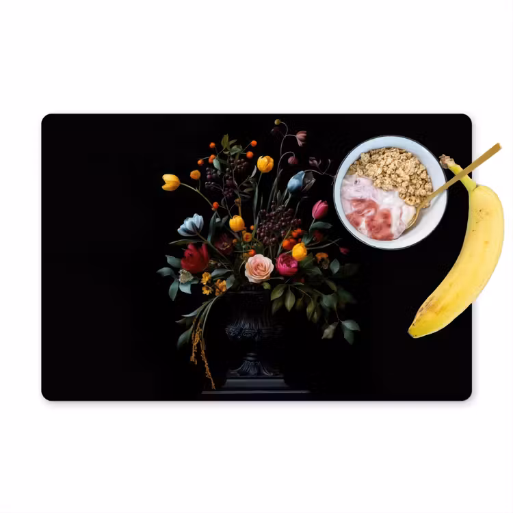 Placemat - 6 stuks - Klassiek - Vaas - Boeket - Bloemen — 1