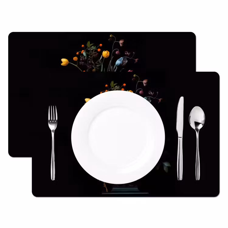 Placemat - 6 stuks - Klassiek - Vaas - Boeket - Bloemen — 2