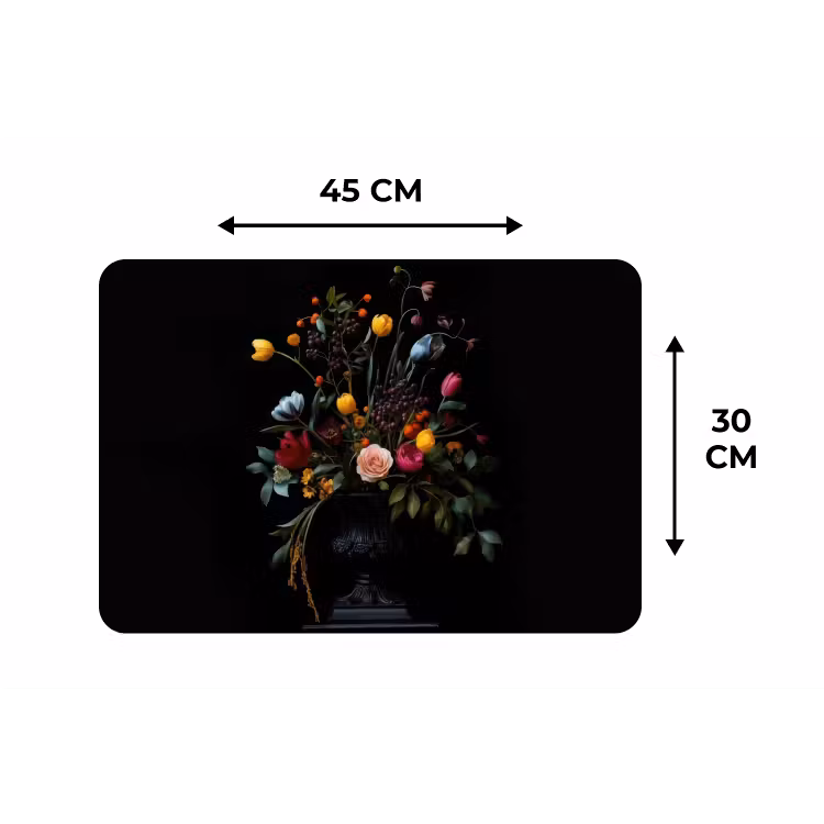 Placemat - 6 stuks - Klassiek - Vaas - Boeket - Bloemen — 3