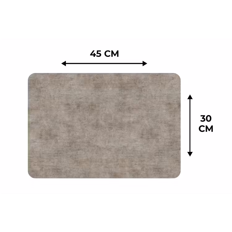 Placemat - 6 stuks - Retro - Beton - Patroon — 3