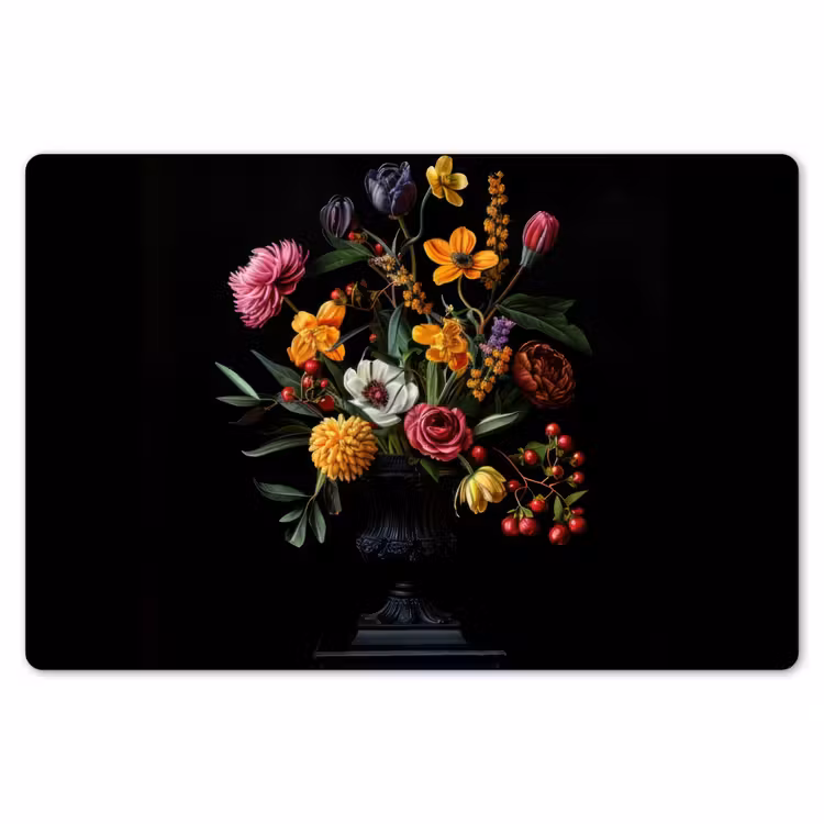 Placemat - 6 stuks - Sierlijk - Boeket - Bladeren — 7