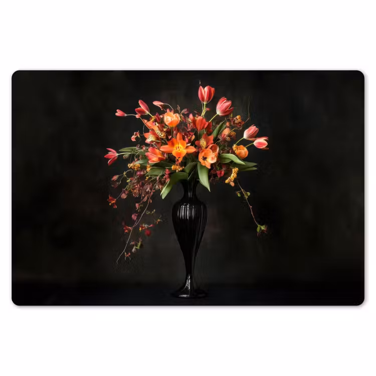 Placemat - 6 stuks - Sierlijk - Boeket - Vaas — 7