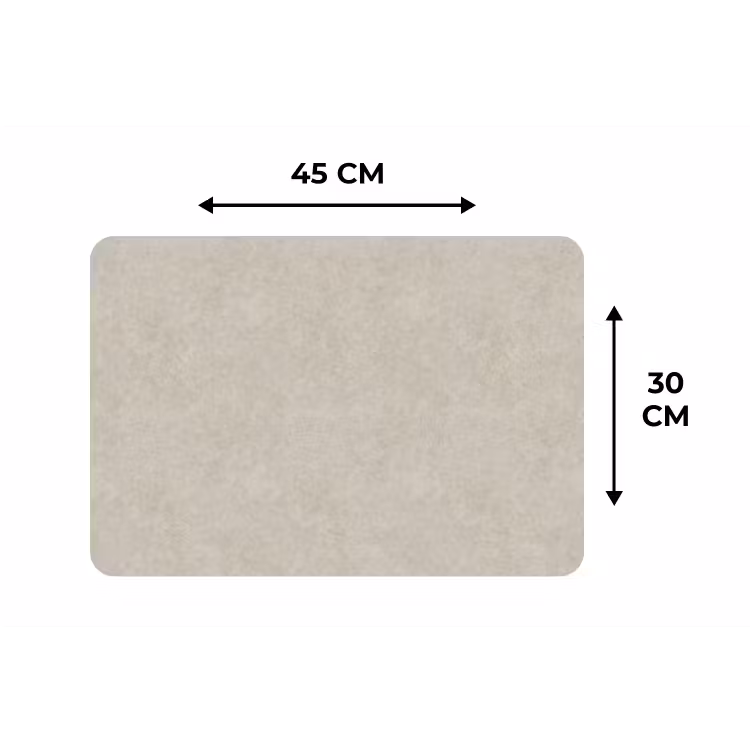 Placemat - 6 stuks - Steen - Beton - Patronen — 3