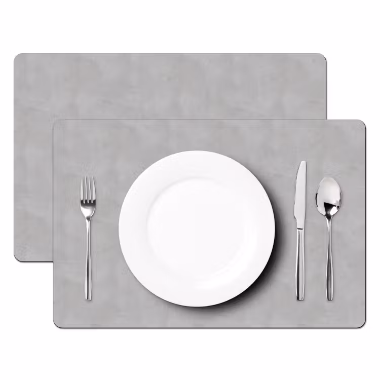 Placemat - 6 stuks - Steen - Patronen - Beton — 2