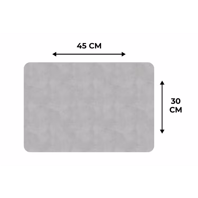 Placemat - 6 stuks - Steen - Patronen - Beton — 3