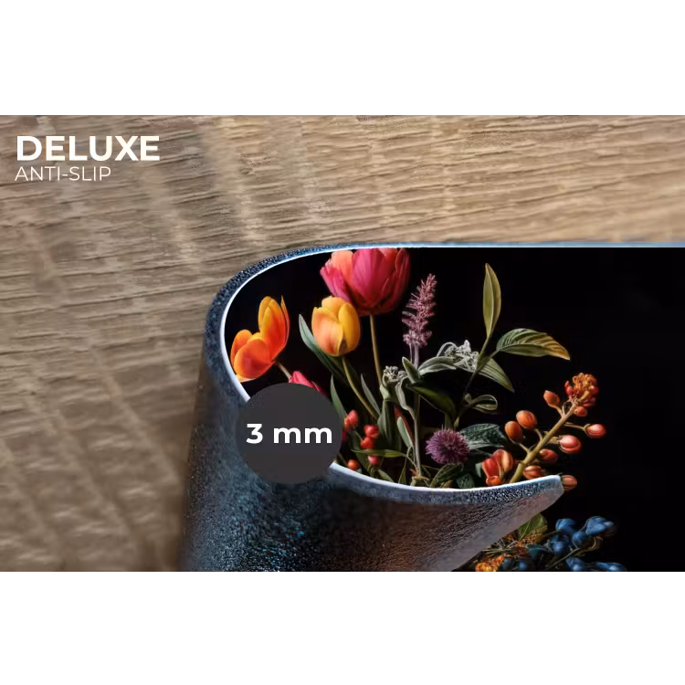 Placemat - 6 stuks - Tulpen - Bessen - Boeket - Vaas — 4