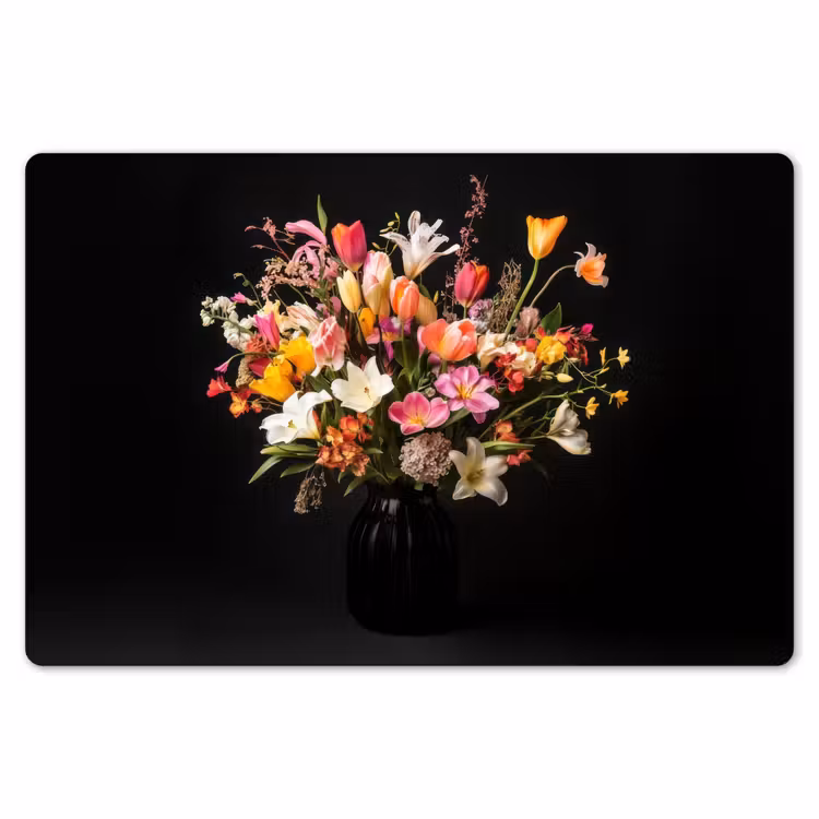Placemat - 6 stuks - Vaas - Bloemen - Tulpen — 7