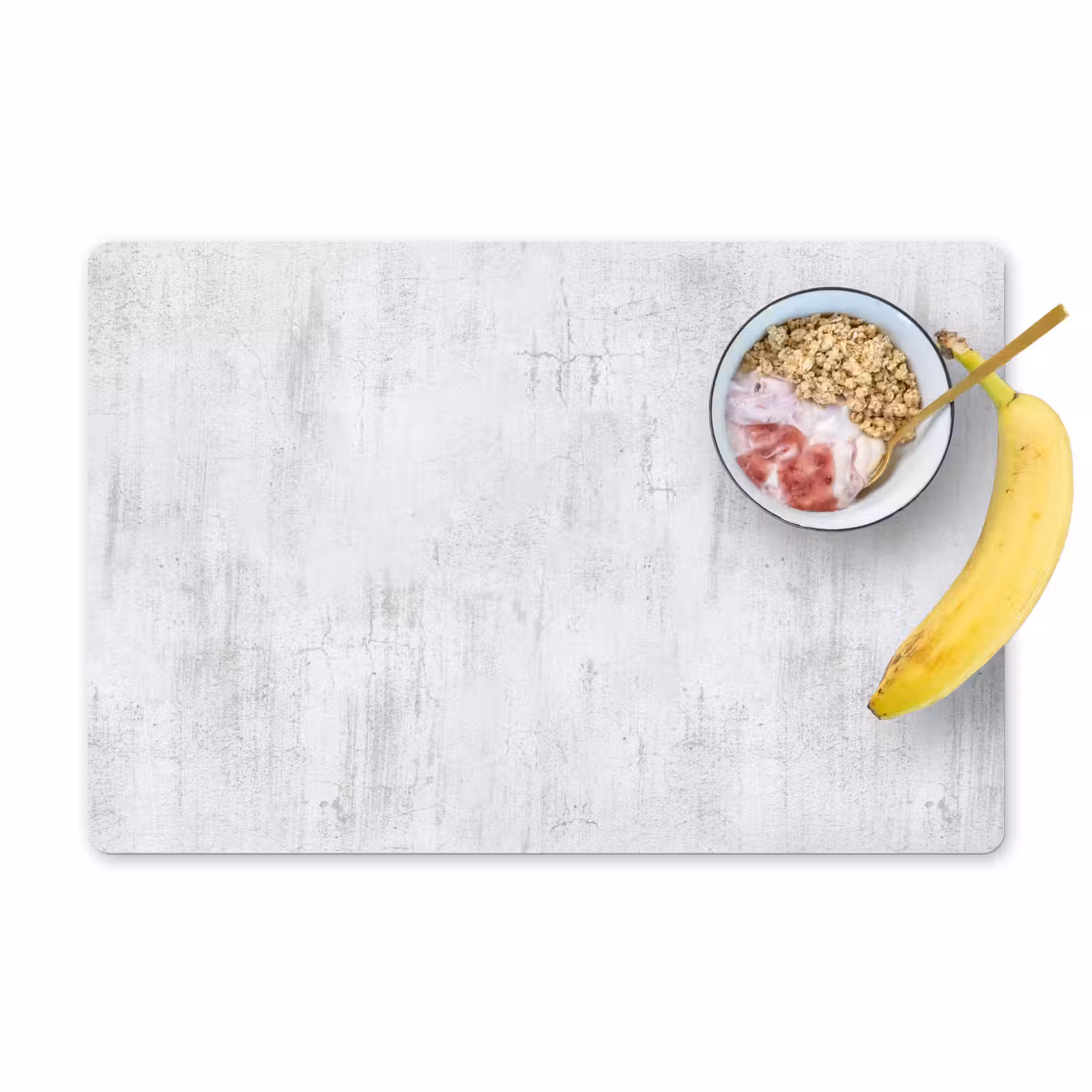 Placemat - 6 stuks - Muur - Geverfd - Wit - Onafgewerkt — 1