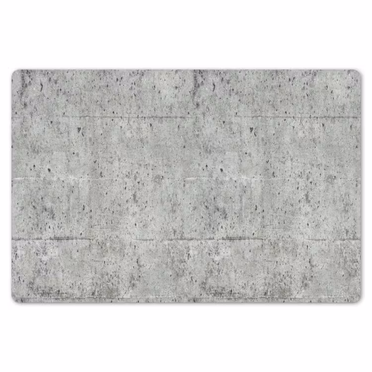 Placemat - 6 stuks - Grijs - Muur - Poriën — 7