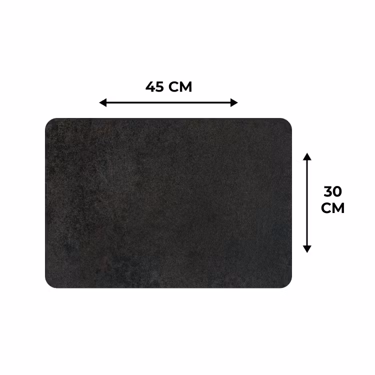 Placemat - 6 stuks - Industrieel - Beton - Grijs - Structuren - Retro — 3