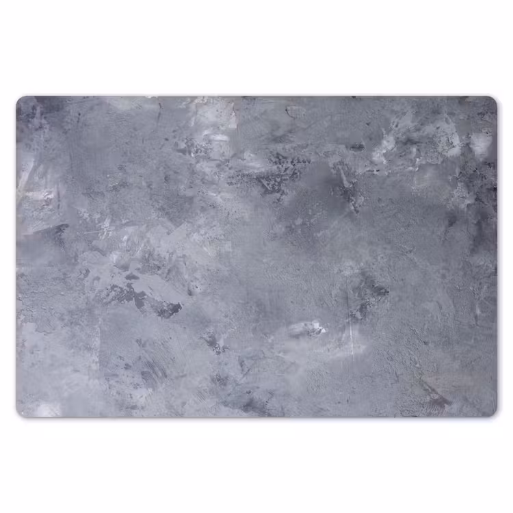 Placemat - 6 stuks - Leisteen - Beton - Retro - Structuren - Grijs - Rustiek — 7