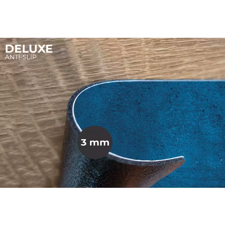 Placemat - 6 stuks - Natuursteen - Beton - Steen - Blauw — 2