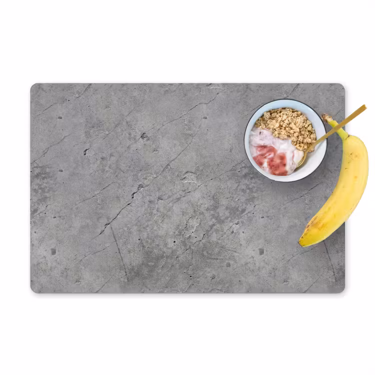 Placemat - 6 stuks - Patronen - Beton - Oud — 1