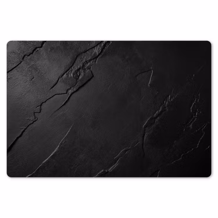 Placemat - 6 stuks - Zwart - Steen - Beton — 7