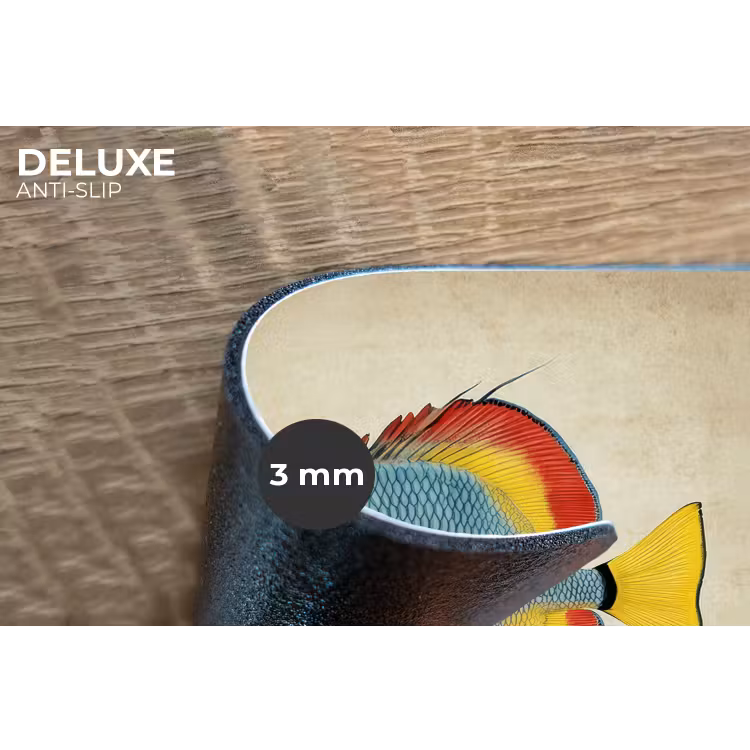 Placemat - 6 stuks - Kleurrijk - Vis - Schubben - Illustratie — 4
