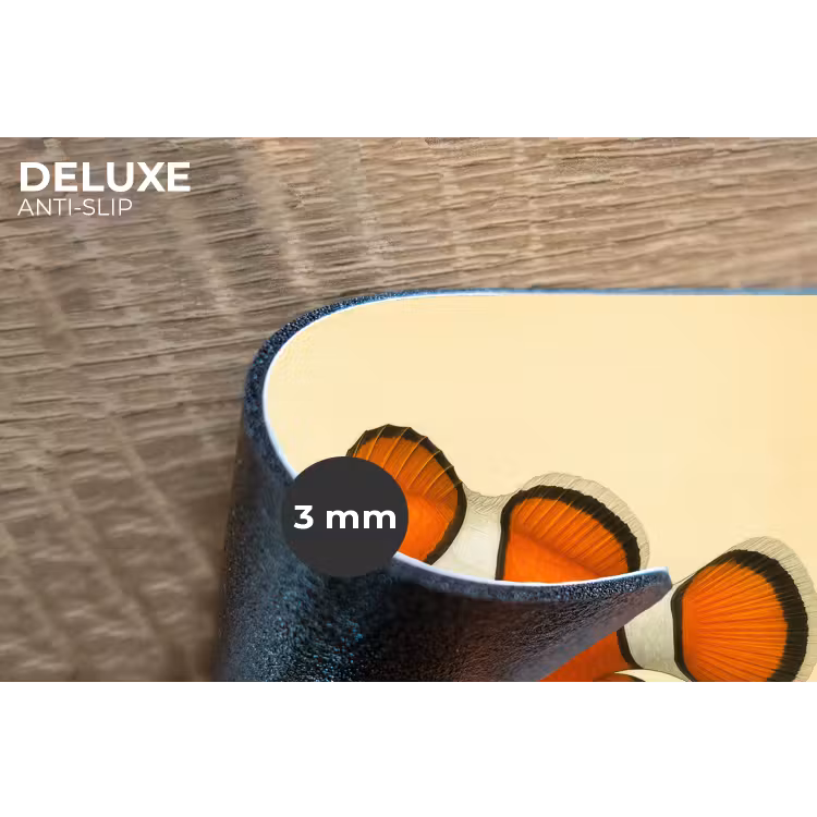 Placemat - 6 stuks - Vis - Oranje - Strepen — 4