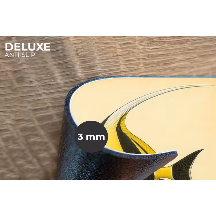 Placemat - 6 stuks - Vis - Sierlijk - Rugvin - Geel — 4