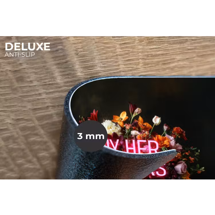 Placemat - 6 stuks - Quote - Bloemen - Vaas - Neon — 4