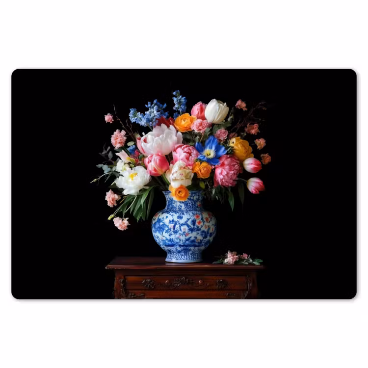 Placemat - 6 stuks - Rozen - Bloemen - Vaas - Boeket — 7