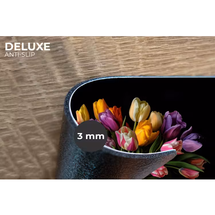 Placemat - 6 stuks - Tulpen - Kleuren - Hout - Vaas — 4