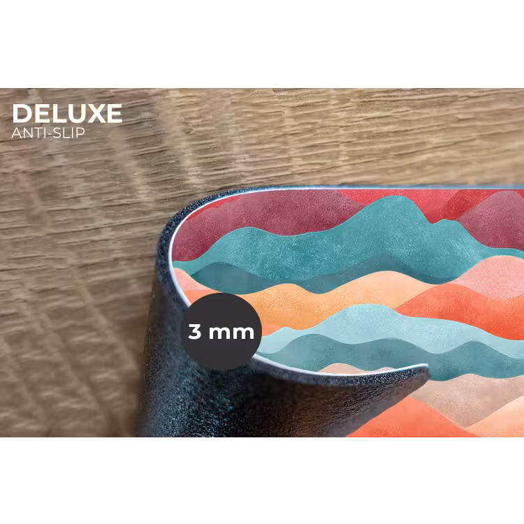 Placemat - 6 stuks - Golven - Kleurrijk - Abstract — 4