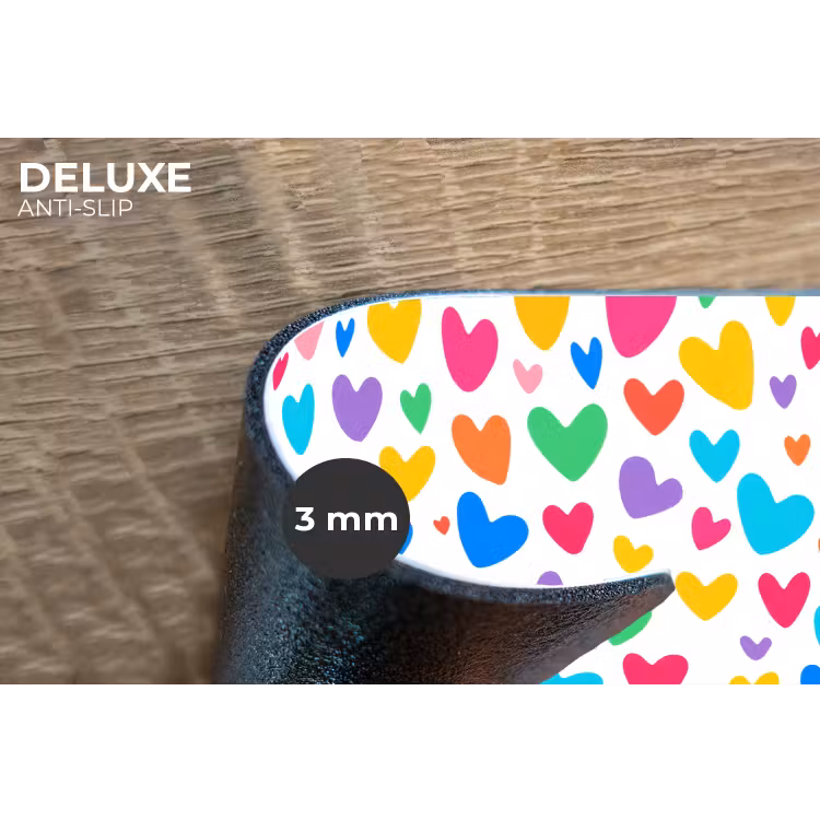 Placemat - 6 stuks - Hartjes - Kleurrijk - Patroon - Levendig — 4