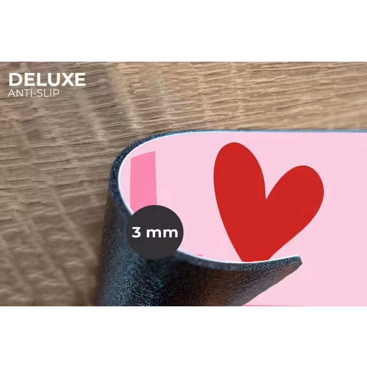 Placemat - 6 stuks - Love - Roze - Hart - Valentijn — 4
