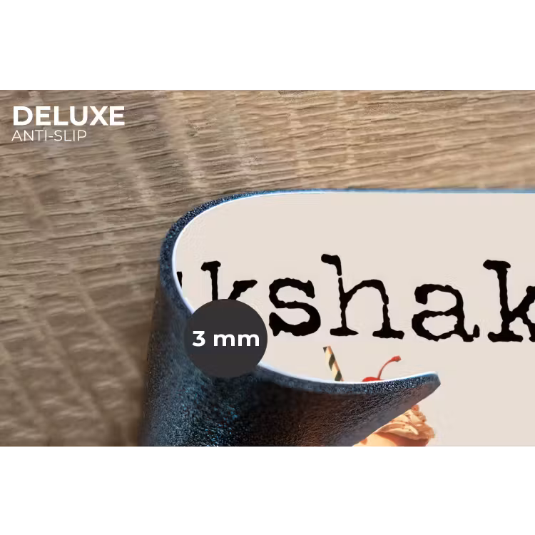 Placemat - 6 stuks - Milkshake - Kers - Rietje — 4