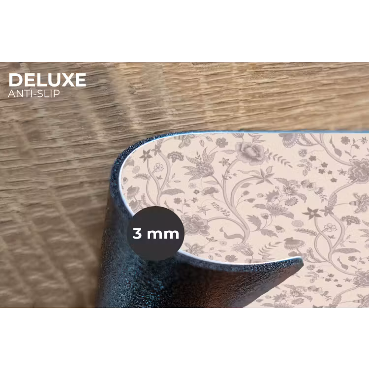 Placemat - 6 stuks - Patroon - Bloemen - Paars — 4