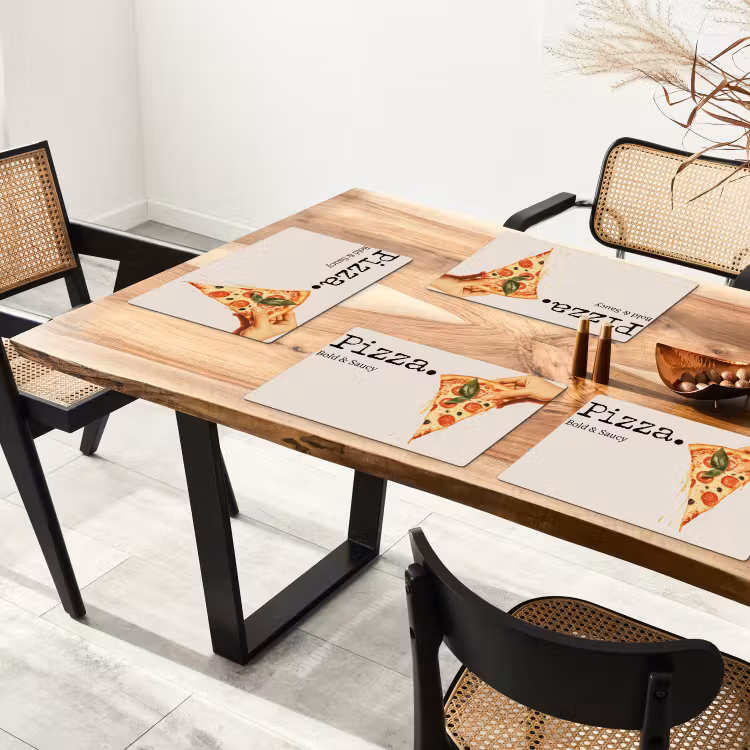 Placemat - 6 stuks - Pizza - Kaas - Pepperoni — 5
