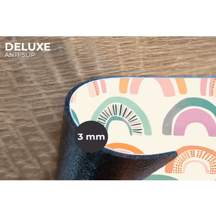 Placemat - 6 stuks - Regenboog - Pastel - Patroon — 4