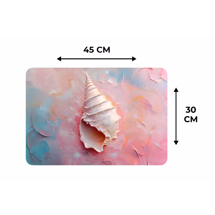 Placemat - 6 stuks - Schelp - Pastel - Pink — 3