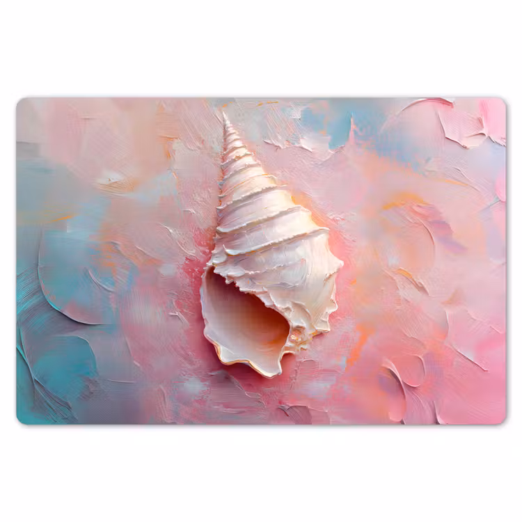 Placemat - 6 stuks - Schelp - Pastel - Pink — 7