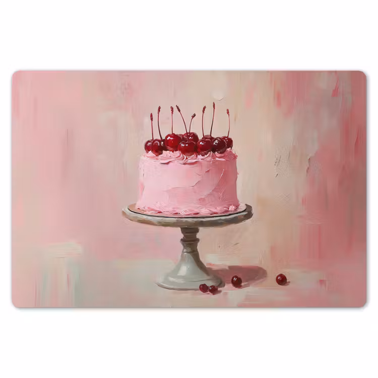 Placemat - 6 stuks - Taart - Pink - Cherry — 7