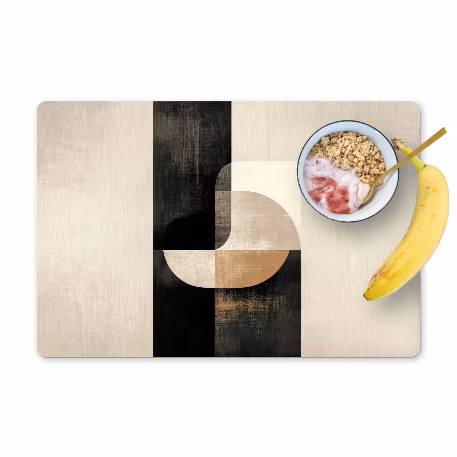 Placemat - 6 stuks - Modern - Vierkant - Vormen — 1