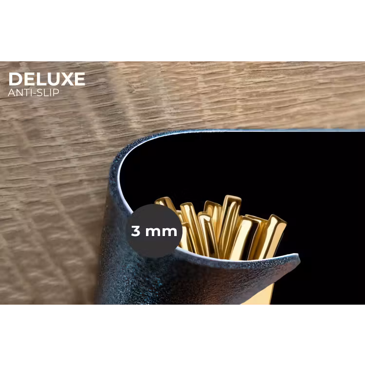 Placemat - 6 stuks - Friet - Goud - Chrome - Eten — 4