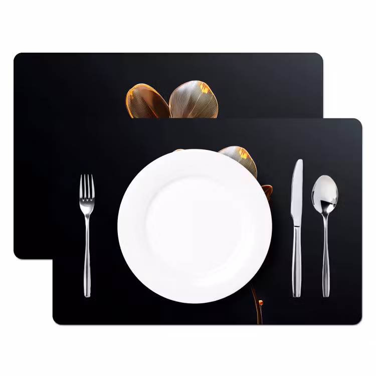 Placemat - 6 stuks - Orchidee - Doorzichtig - Bloem — 2