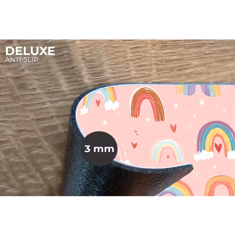 Placemat - 6 stuks - Regenboog - Patroon - Pastel — 4